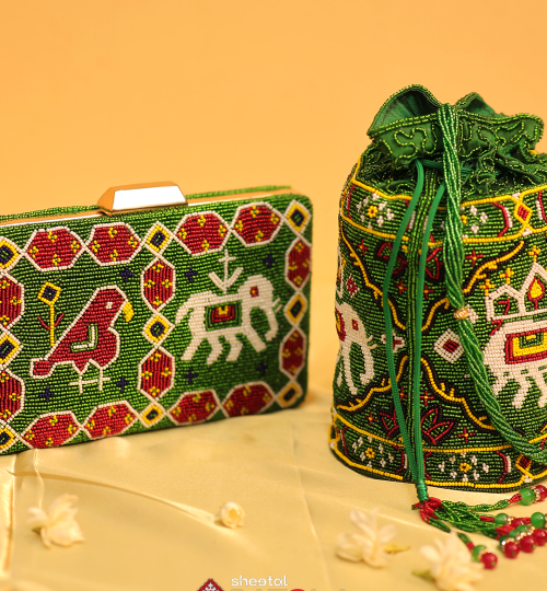 Moti Potli Bag and Clutch