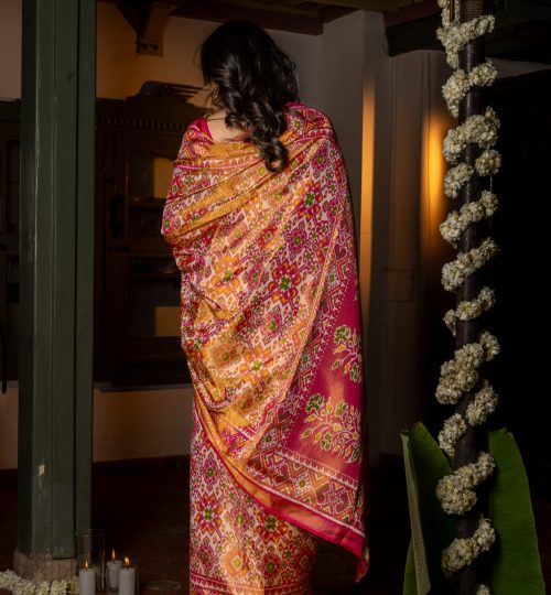 Single Ikat Tissue
